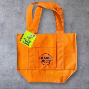 Trader Joe's Halloween Orange
Canvas Collectible Mini Tote Bag